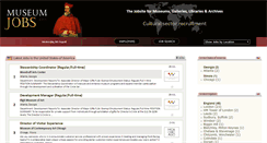 Desktop Screenshot of museumjobs.com